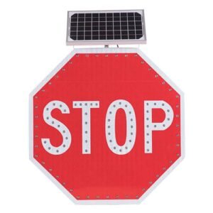 Enhancing Road Safety with Solar-Powered LED Stop Signs