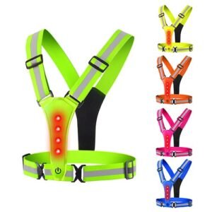 High-Visibility LED Safety Vest for Enhanced Nighttime Protection