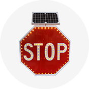 Solar Traffic Sign