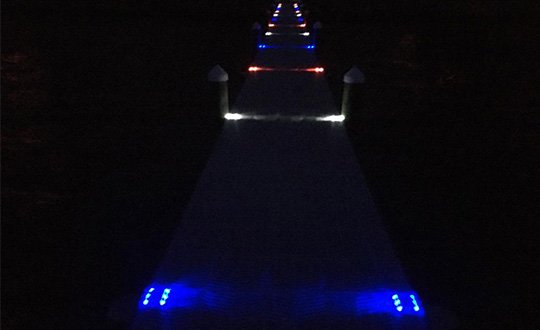 Utilizing Solar Road Stud Markers as Solar Dock Lights in the United States