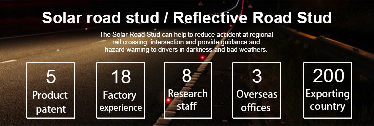 Embedded Solar-Powered Road Studs