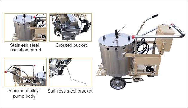 NK-HM1 Thermoplastic Road Marking Machine