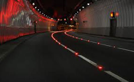 Application of Active Solar Road Studs in Tunnels