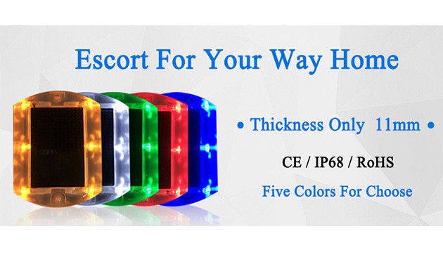 Ultra-thin Solar road stud NK-RS-Q7