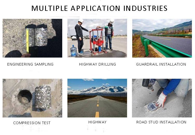 Core-drill-machine application